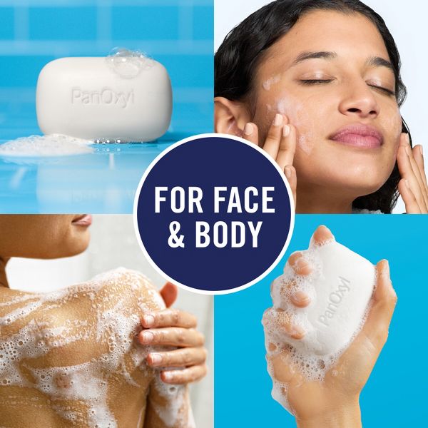 PanOxyl 2% Salicylic Acid Acne Face Cleansing Bar - 4oz