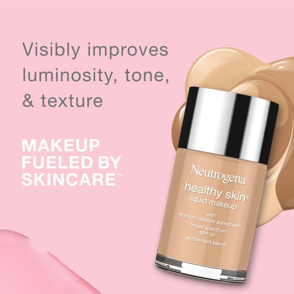 Neutrogena Healthy Skin Liquid Makeup Broad Spectrum SPF 20 - 105 Caramel - 1 fl oz