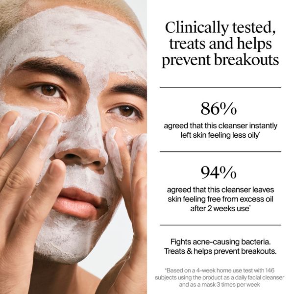 Neutrogena Evenly Clear Acne Cleansing Mask with Benzoyl Peroxide - 4.2 fl oz