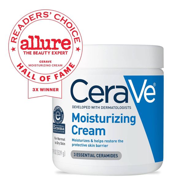 CeraVe Moisturizing Face & Body Cream with Pump for Normal to Dry Skin - 16 fl oz