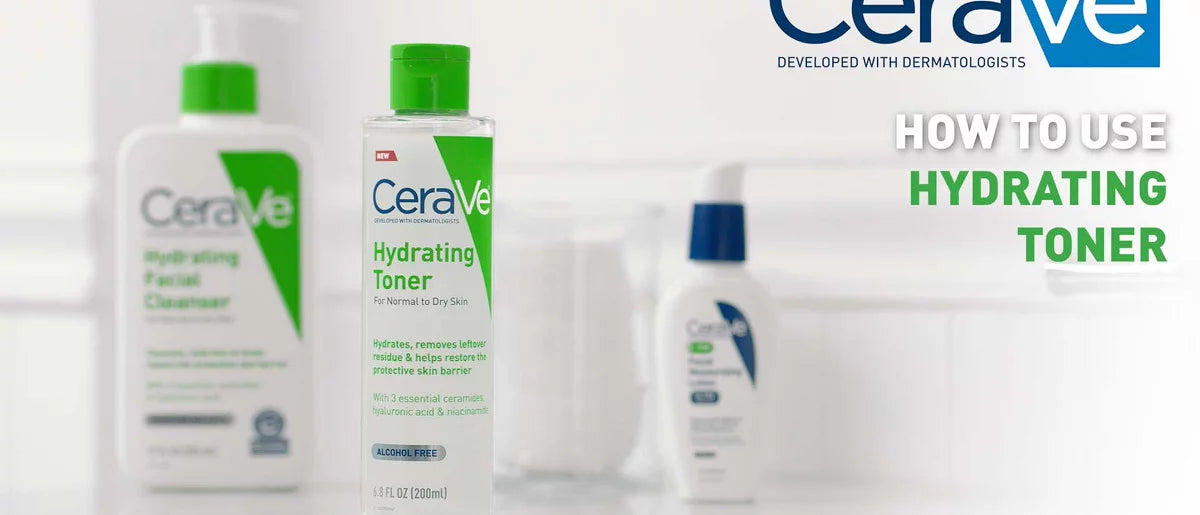 CeraVe Hydrating Toner for Face, Alcohol Free Facial Toner for Normal to Dry Skin - 6.8 fl oz