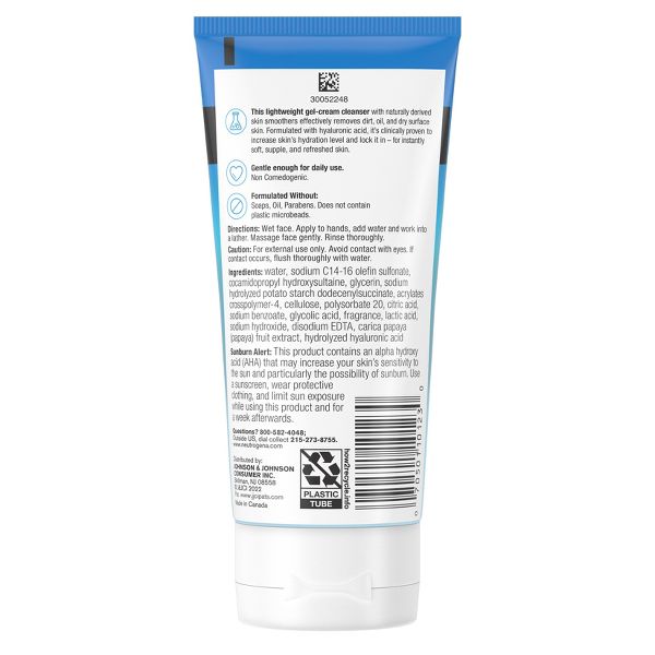 Neutrogena Hydro Boost Gentle Exfoliating Daily Facial Cleanser with Hyaluronic Acid - 5 fl oz