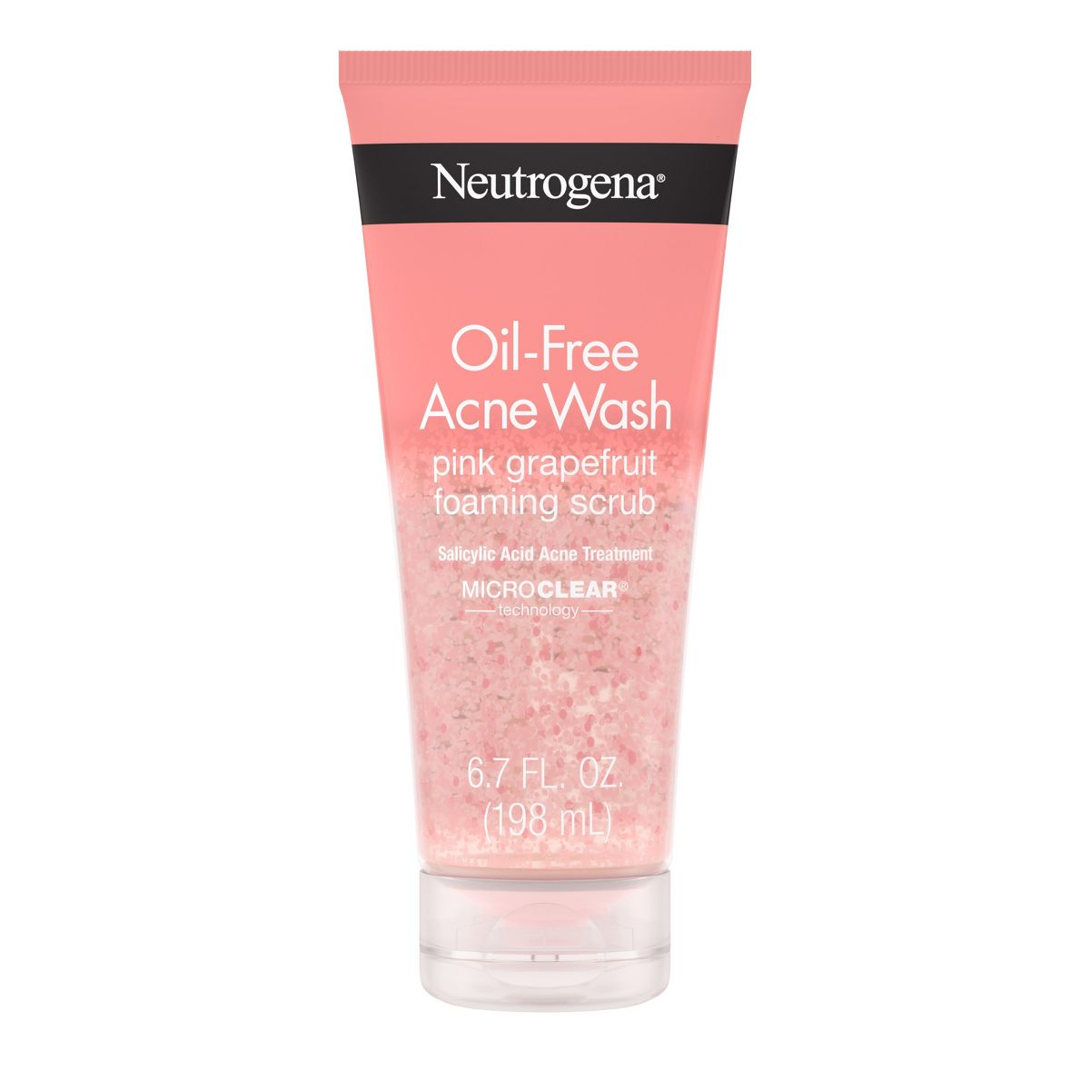Neutrogena Oil Free Pink Grapefruit Acne Face Wash with Vitamin C for Breakouts - 6.7 fl oz