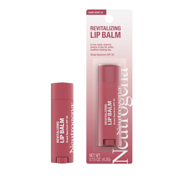 Neutrogena Revitalizing and Moisturizing Tinted Lip Balm, SPF 20 - 20 Blush - 0.15oz