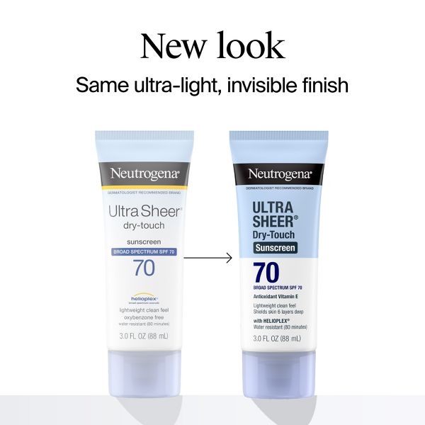 Neutrogena Ultra Sheer Sunscreen - SPF 70 - 2pk/6 fl oz