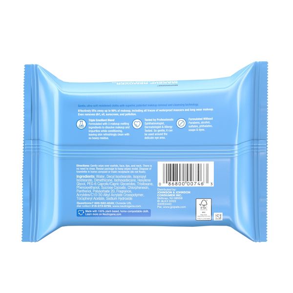 Neutrogena Makeup Remover Cleansing Facial Towelettes - 21 ct