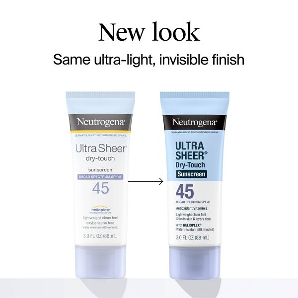 Neutrogena Ultra Sheer Dry-Touch Sunscreen Broad Spectrum SPF 45 - 6 fl oz /2ct