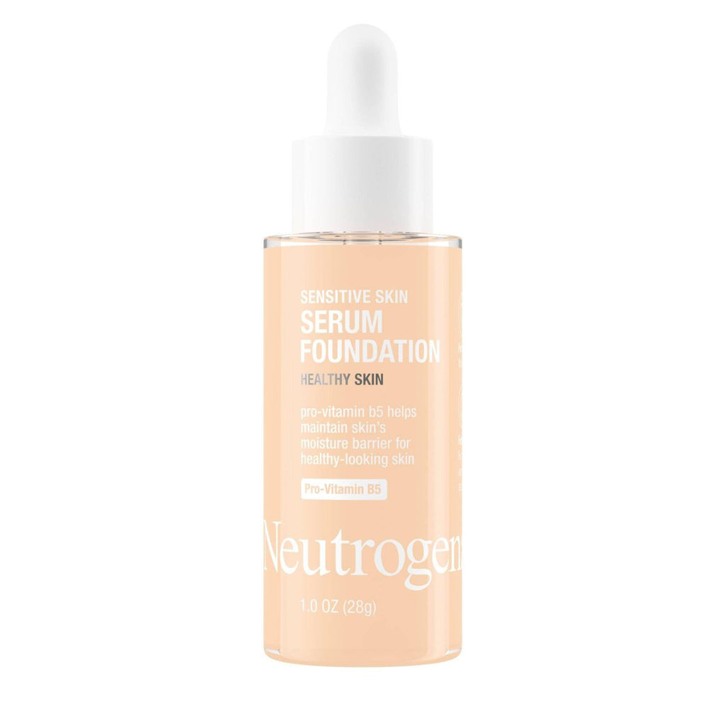 Neutrogena Healthy Skin Sensitive Skin Serum Foundation with Color Correcting, Pore Minimizing & Buildable Coverage - 01 Light