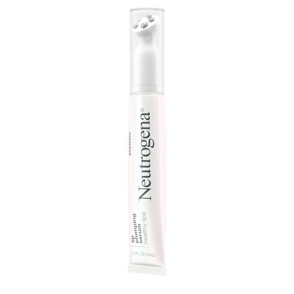 Neutrogena Healthy Lips Plumping Serum with Peptides to Promotes the Appearance of Naturally Fuller and Plumper - Looking Lips - 0.5 fl oz