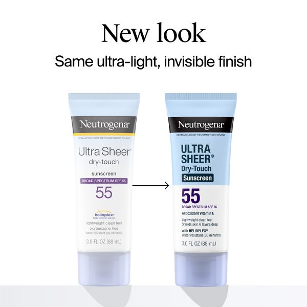 Neutrogena Ultra Sheer Dry Touch Sunscreen Lotion, SPF 55, 3oz