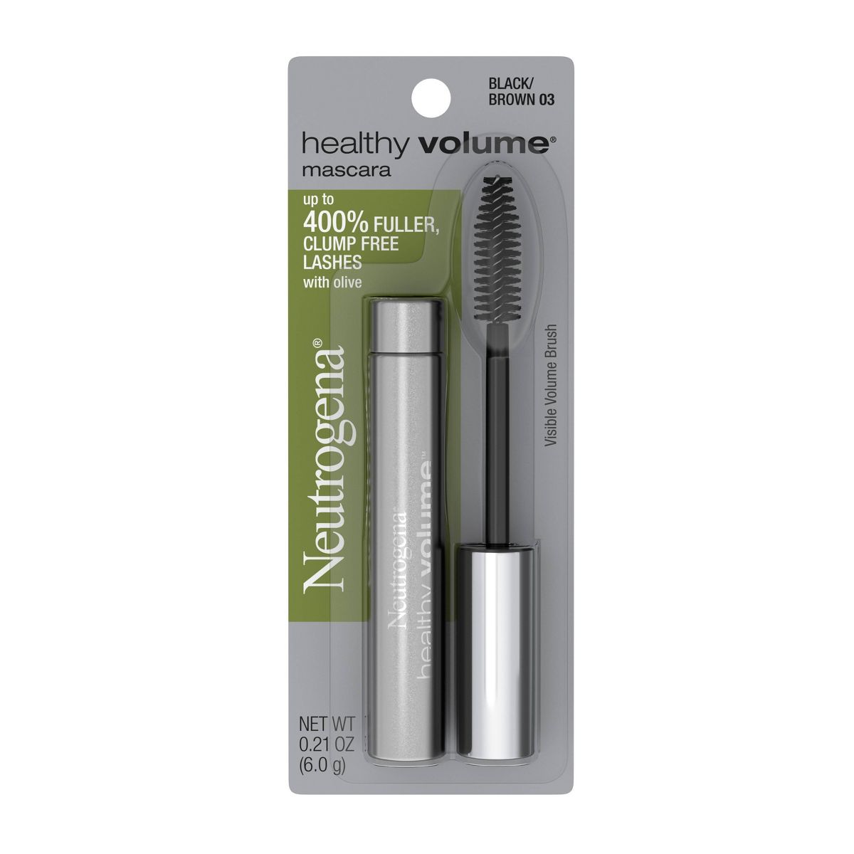 Neutrogena Healthy Volume Lash-Plumping Mascara - 02 Black - 0.21oz