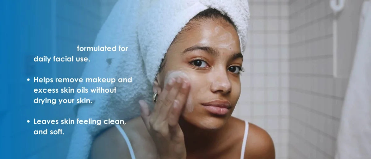 Vanicream Gentle Facial Cleanser for Sensitive Skin - Travel Friendly - Unscented - 2.5 fl oz