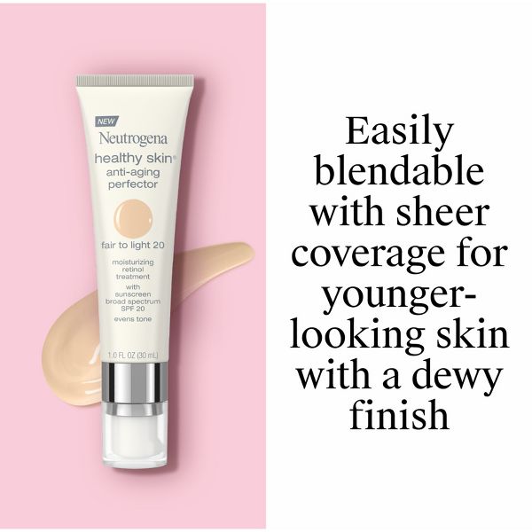 Neutrogena Healthy Skin Anti-Aging Perfector with Retinol & Broad Spectrum SPF 20 Sunscreen - 10 Ivory to Fair