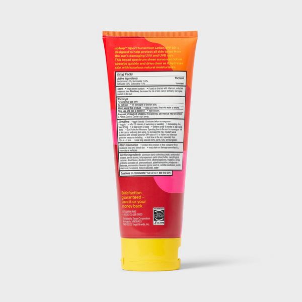 Sport Sunscreen Lotion - SPF 50 - 8oz - up&up™