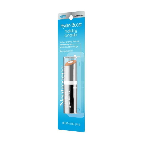 Neutrogena Hydro Boost Hydrating Concealer Stick with Hyaluronic Acid for Dry Skin - 10 Fair - 0.12oz