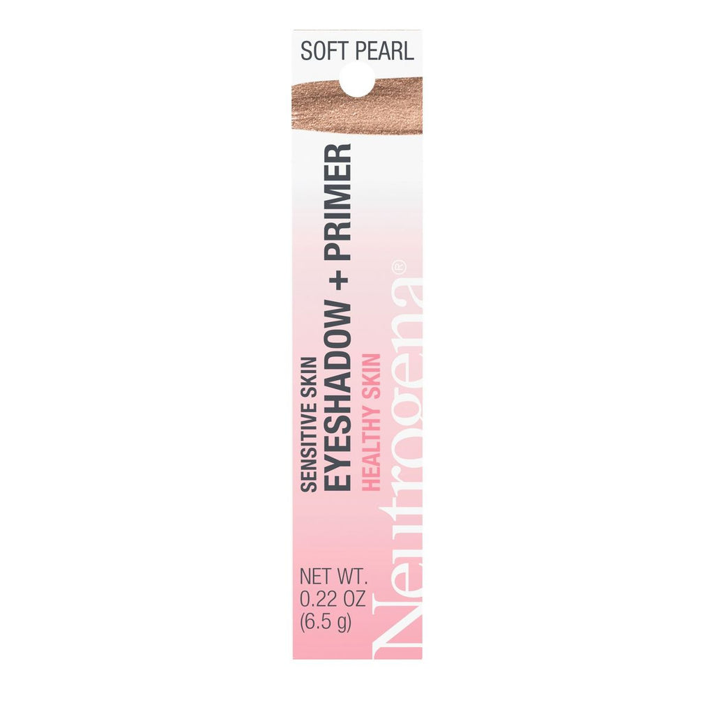 Neutrogena Sensitive Skin Eyeshadow + Primer set, Longwearing & Lightweight Formula - Pearl - 0.2 fl oz