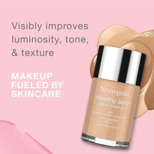 Neutrogena Healthy Skin Liquid Makeup Broad Spectrum SPF 20 - 105 Caramel - 1 fl oz