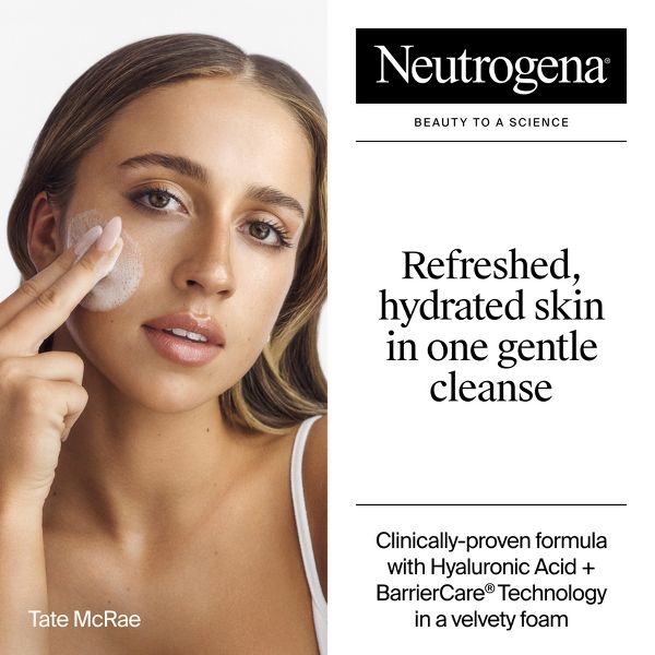 Neutrogena Hydro Boost Hydrating Facial Cleanser and Makeup Remover with with Hyaluronic Acid - Fragrance Free - 16 fl oz