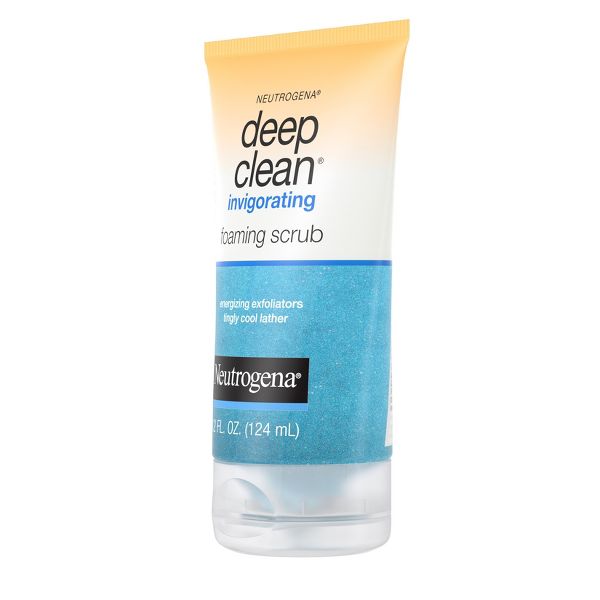 Neutrogena Deep Clean Invigorating Foaming Facial Scrub with Glycerin - 4.2 fl oz