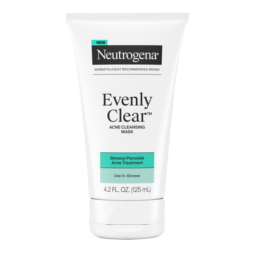 Neutrogena Evenly Clear Acne Cleansing Mask with Benzoyl Peroxide - 4.2 fl oz