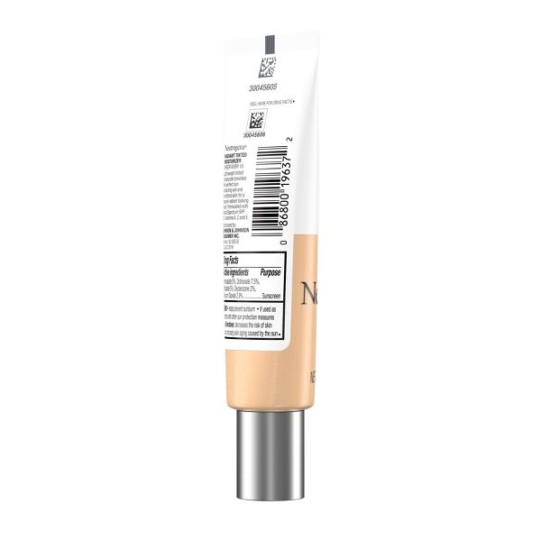Neutrogena Healthy Skin Radiant Tinted Facial Lightweight Moisturizer with Vitamins A, C, & E, SPF 25 - Sheer Ivory 10 - 1.1 fl oz