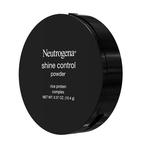 Neutrogena Shine Control Mattifying Face Powder, Lightweight & Oil-Absorbing Powder with Application Sponge - Light Beige - 0.37oz