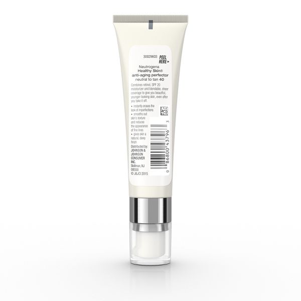 Neutrogena Healthy Skin Anti-Aging Perfector with Retinol & Broad Spectrum SPF 20 Sunscreen - 10 Ivory to Fair