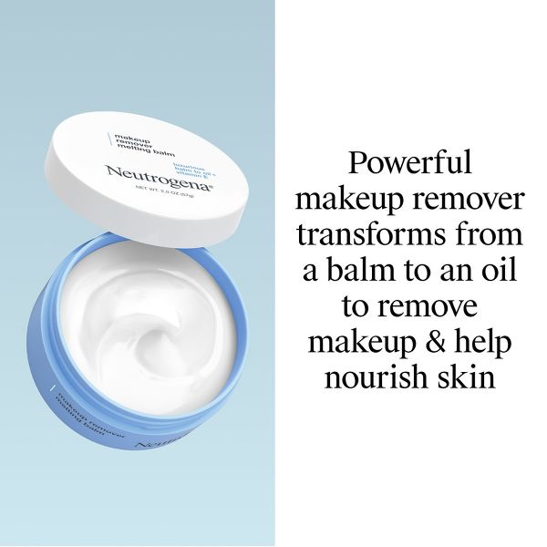 Neutrogena Makeup Remover Melting Balm with Vitamin E for Eyes, Lips or Face Makeup - 2.0oz