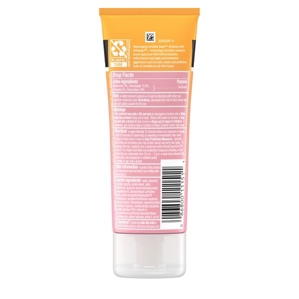 Neutrogena Invisible Daily Defense Sunscreen Lotion - SPF 60 - 3 fl oz
