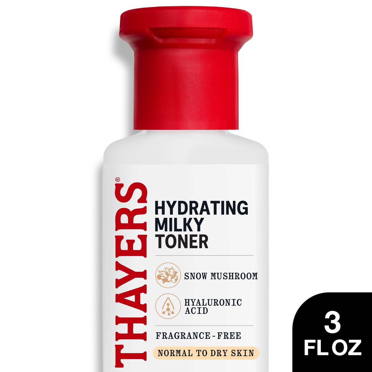 Thayers Natural Remedies Milky Hydrating Face Toner with Snow Mushroom and Hyaluronic Acid - 12 fl oz
