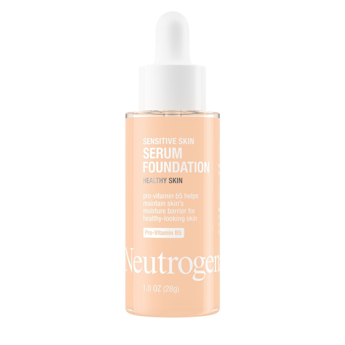Neutrogena Healthy Skin Sensitive Skin Serum Foundation with Color Correcting, Pore Minimizing & Buildable Coverage - 01 Light