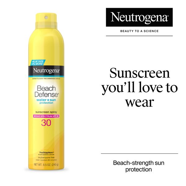 Neutrogena Beach Defense Sunscreen Spray - SPF 30 - 8.5oz