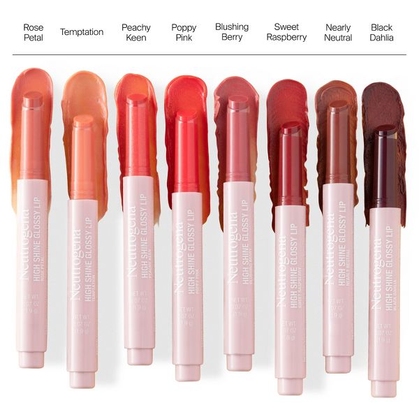 Neutrogena High Shine Glossy Lip Balm - Balm Temptation - 0.07oz