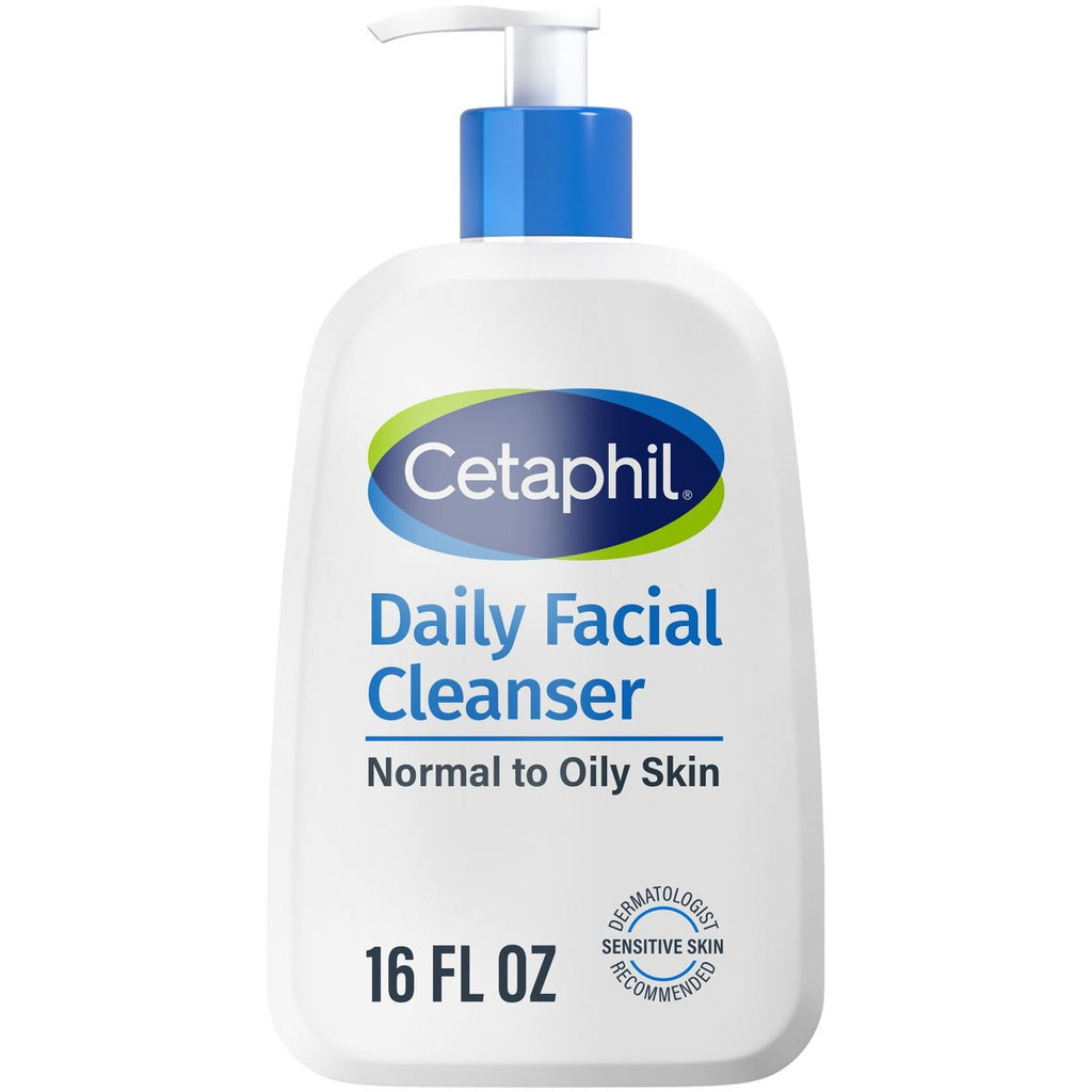 Cetaphil Daily Face Wash Cleanser for Normal to Oily Skin - 16 fl oz