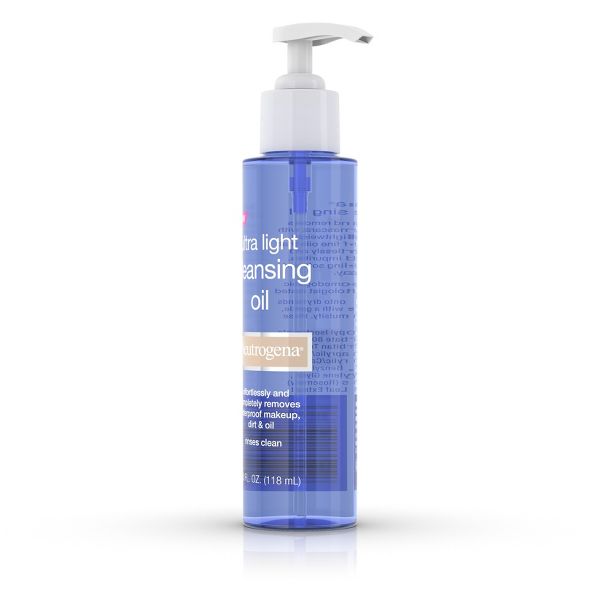 Neutrogena Ultra Light Face Cleansing Oil & Makeup Remover- 4 fl oz
