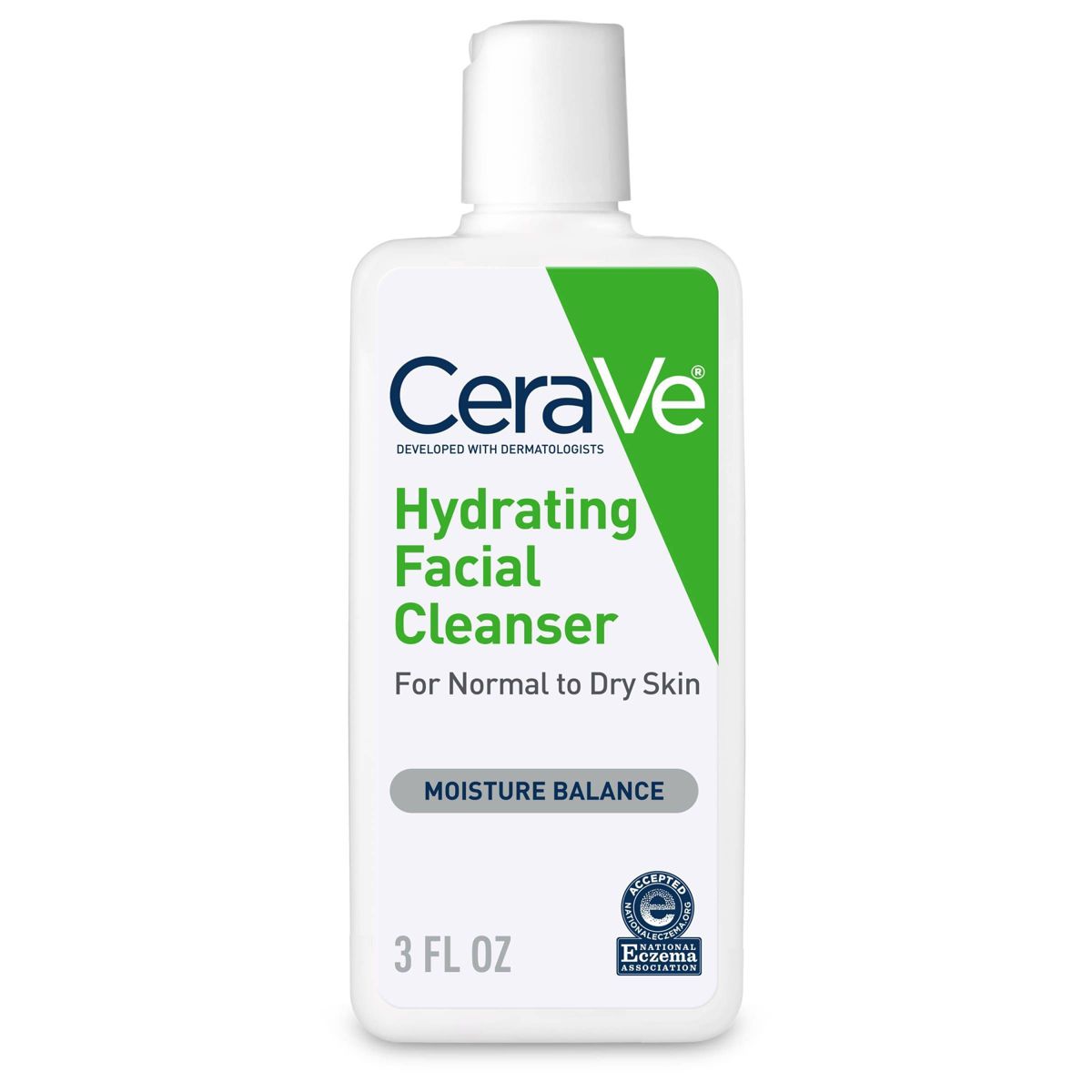 CeraVe Hydrating Face Wash with Hyaluronic Acid and Glycerin for Normal to Dry Skin - 12 fl oz