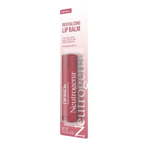 Neutrogena Revitalizing and Moisturizing Tinted Lip Balm, SPF 20 - 20 Blush - 0.15oz