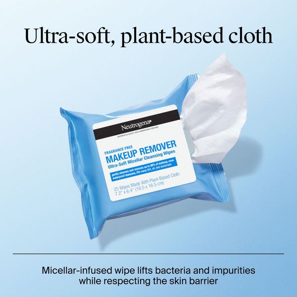 Neutrogena Makeup Remover Cleansing Towelettes, Fragrance Free - 21 ct
