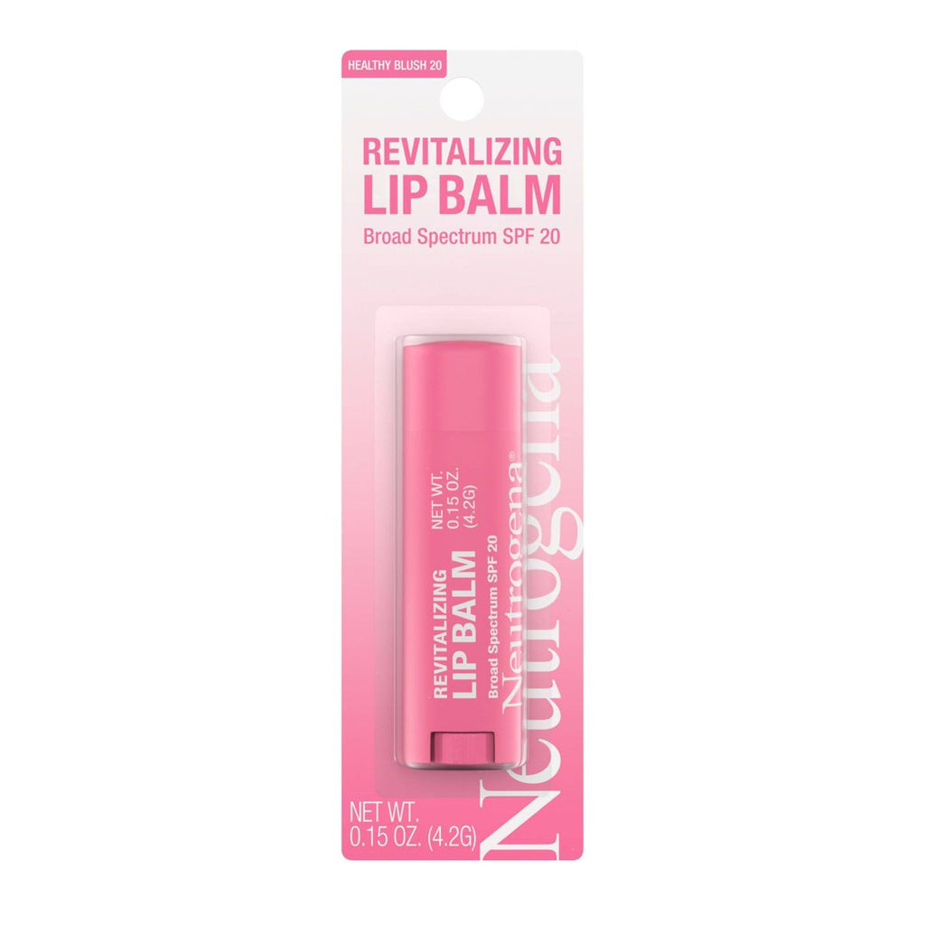 Neutrogena Revitalizing and Moisturizing Tinted Lip Balm, SPF 20 - 20 Blush - 0.15oz