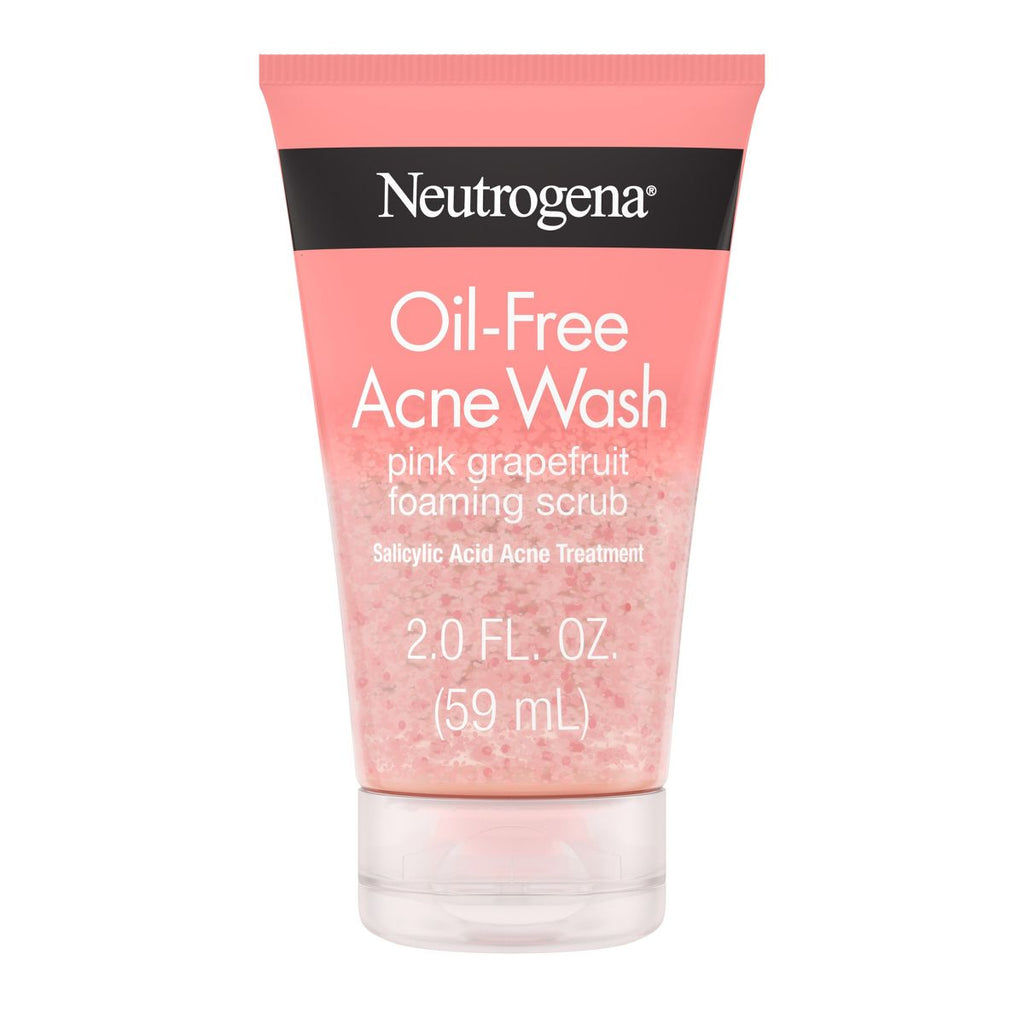 Neutrogena Oil Free Pink Grapefruit Acne Face Wash with Vitamin C - 2 fl oz