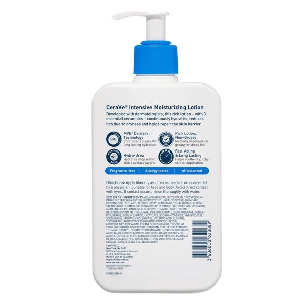 CeraVe Intensive Moisturizing Lotion For Dry to Very Dry Skin - 12 fl oz