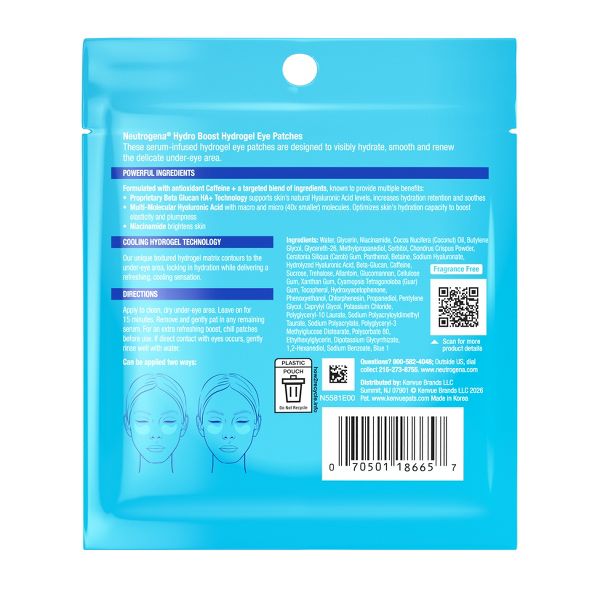 Neutrogena Hydro Boost Hydrogel Eye Mask - 2ct/1pair