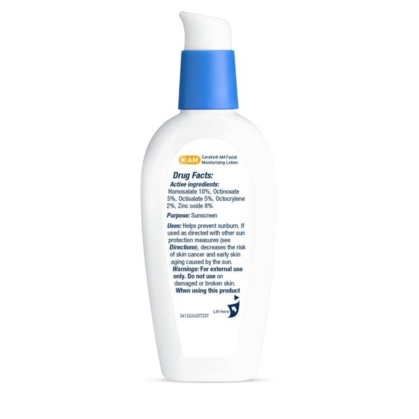 CeraVe Face Moisturizer with Sunscreen, AM Facial Moisturizing Lotion for Normal to Dry Skin - SPF 30 - 2 fl oz‚Äã‚Äã