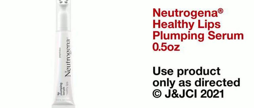 Neutrogena Healthy Lips Plumping Serum with Peptides to Promotes the Appearance of Naturally Fuller and Plumper - Looking Lips - 0.5 fl oz