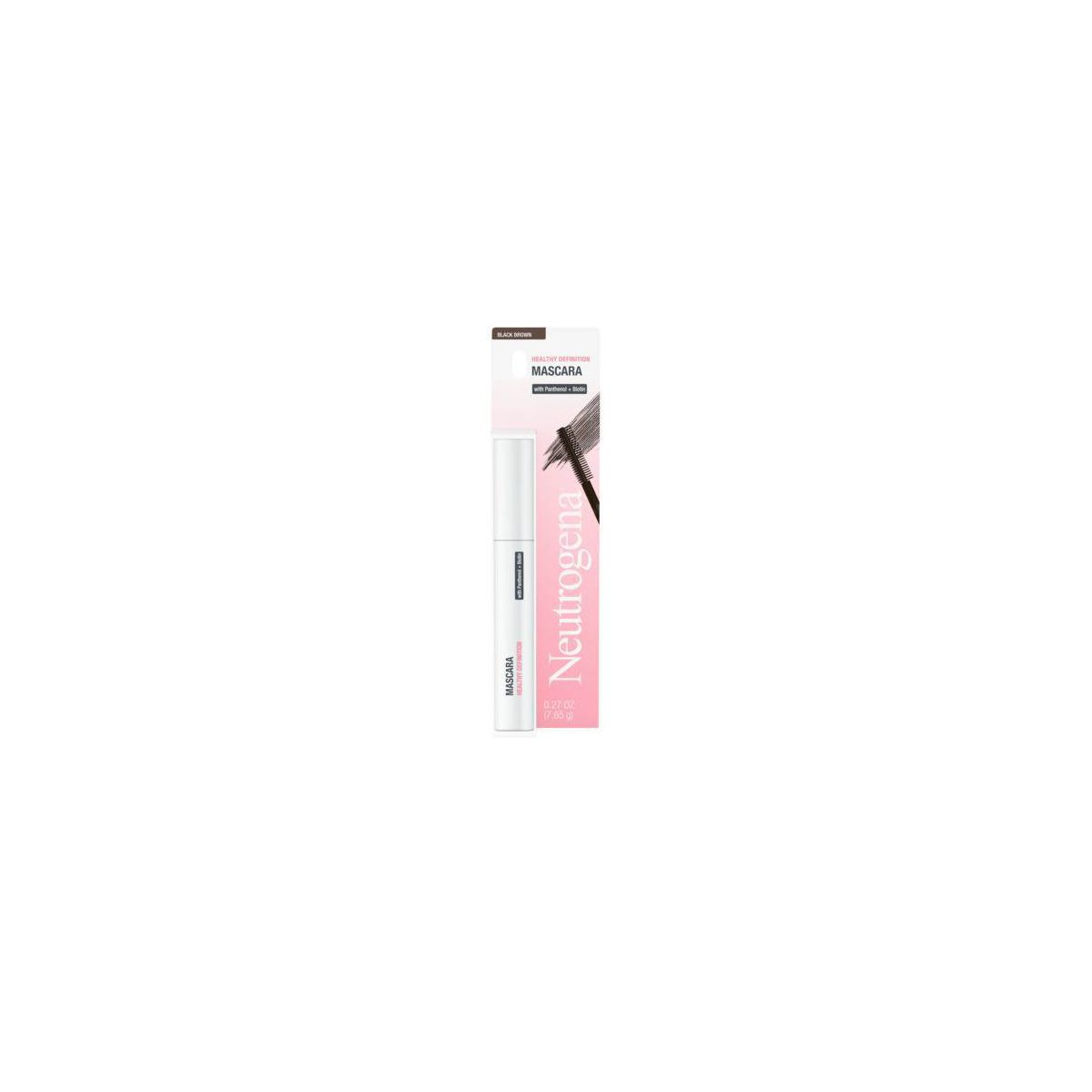 Neutrogena Healthy Definition Mascara - Brown - 0.27 fl oz: Lengthening, Volumizing, Hypoallergenic, Paraben-Free