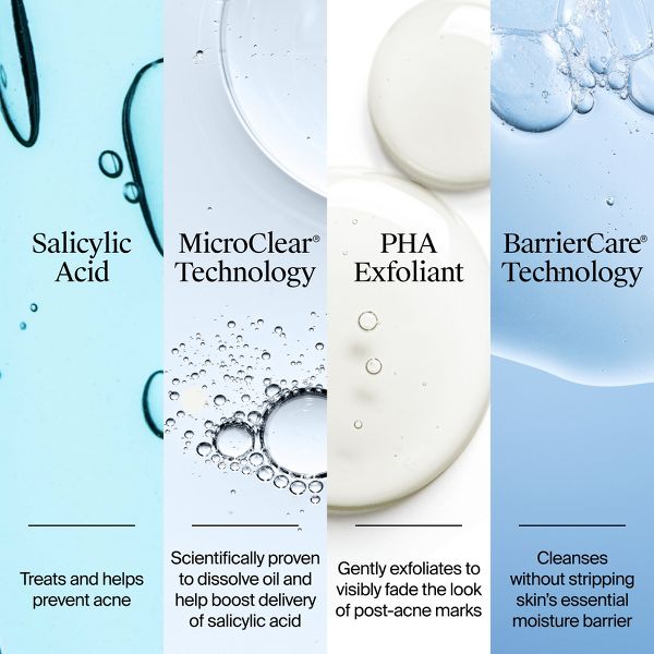 Neutrogena Evenly Clear Gentle Acne Foaming Face Cleanser with Salicylic Acid and PHAs - 9.1 fl oz
