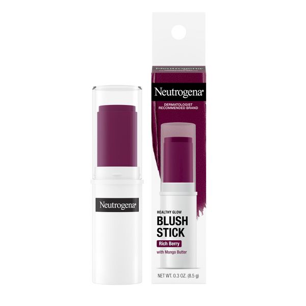 Neutrogena Healthy Glow Creamy Blush Stick Makeup - Peachy Keen - 0.3oz