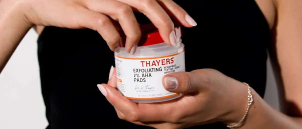 Thayers Natural Remedies Exfoliating 2% AHA Face Pads with Witch Hazel and 2% AHA - 60ct