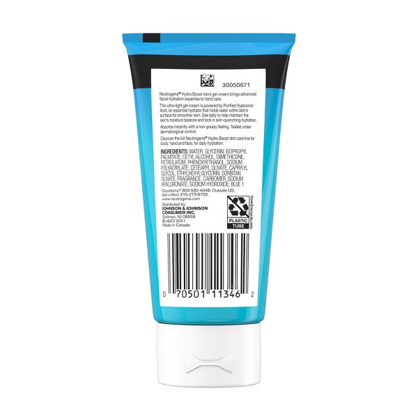 Neutrogena Hydro Boost Hydrating Gel Cream with Hyaluronic Acid for Normal to Dry Skin - 3oz