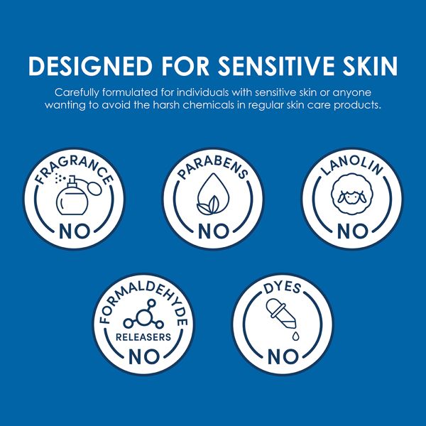 Vanicream Gentle Facial Cleanser for Sensitive Skin - Travel Friendly - Unscented - 2.5 fl oz